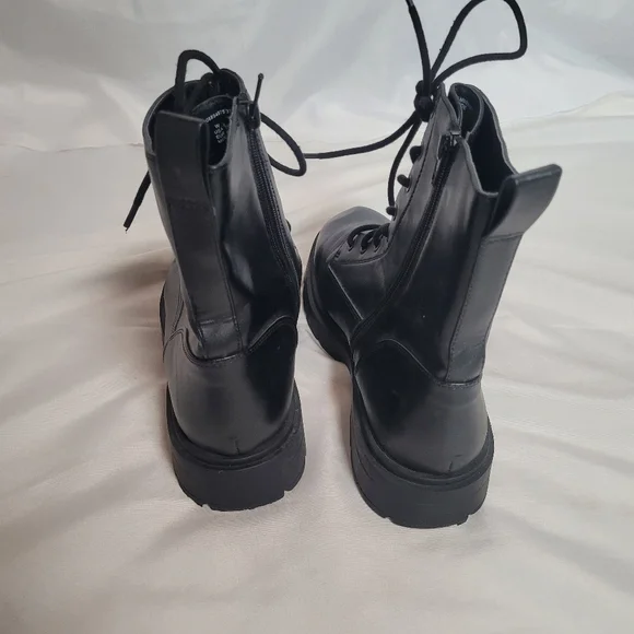 NOBO No Boundaries Women's Black Military Combat Style Boots Size 11W - Picture 5 of 10